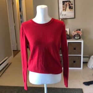 Red sweater